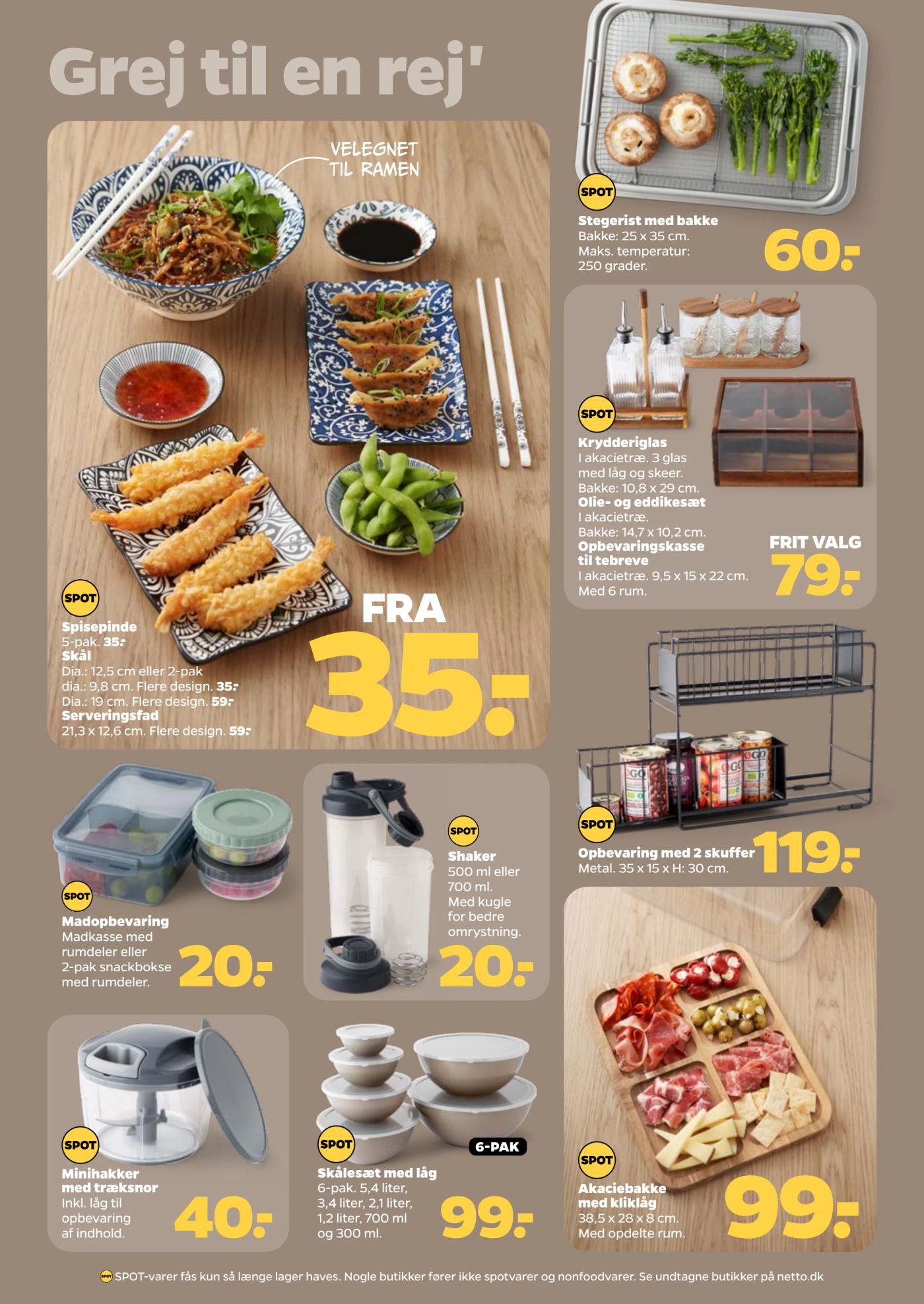 Spisepinde 5-pak – Netto