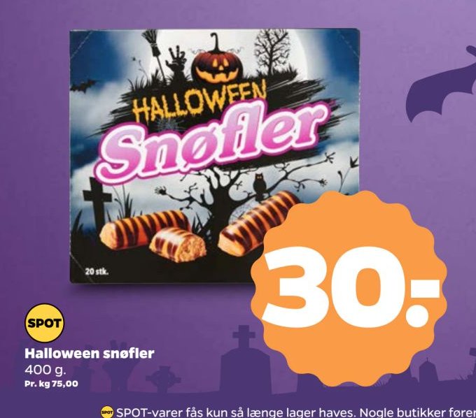 Halloween snøfler 400 g. – Netto