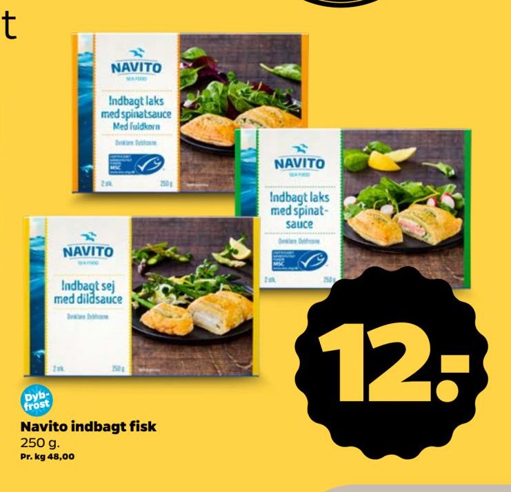 Navito indbagt fisk 250 g – Netto