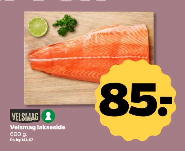 Velsmag lakseside 600 g – Netto