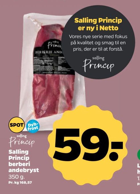 Salling Princip berberi andebryst 350 g – Netto
