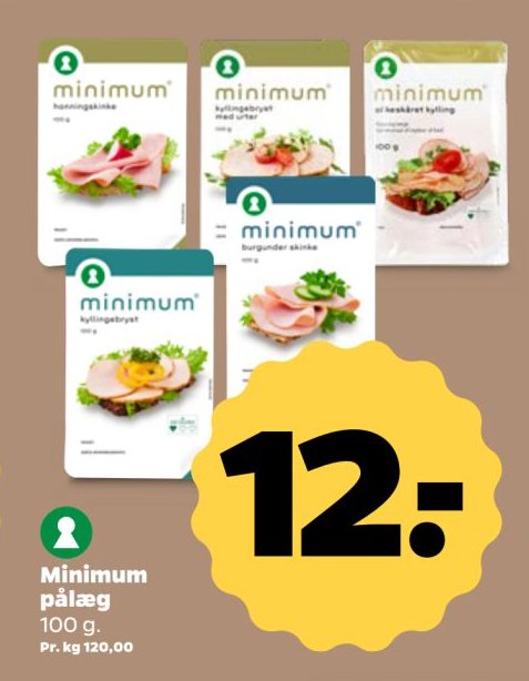 Minimum pålæg 100 g. – Netto
