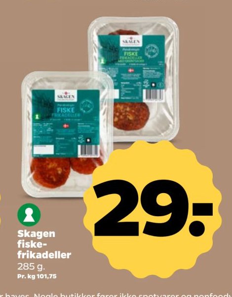 Skagen fiske-frikadeller 285 g. – Netto
