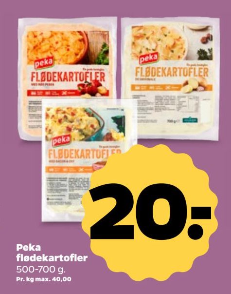 Peka flødekartofler 500-700 g. – Netto