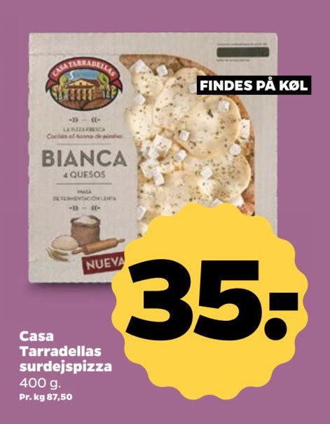 Casa Tarradellas surdejspizza 400 g. – Netto