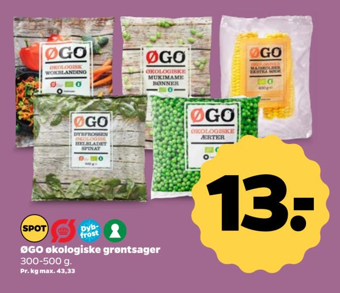 ØGO økologiske grøntsager 300-500 g. – Netto
