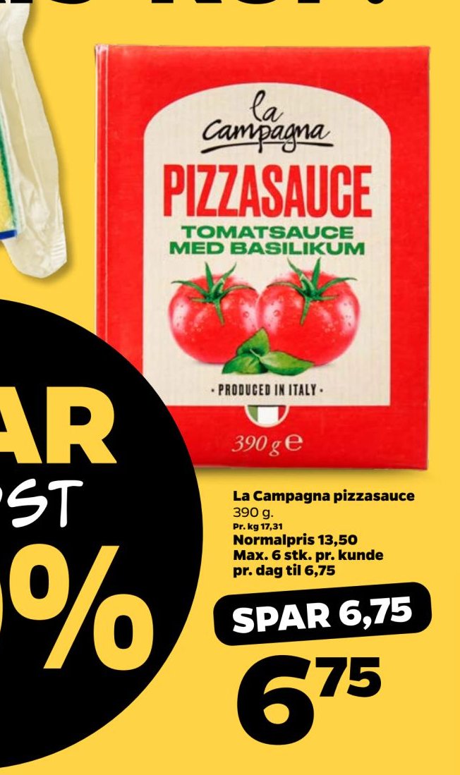 La Campagna pizzasauce 390 g – Netto