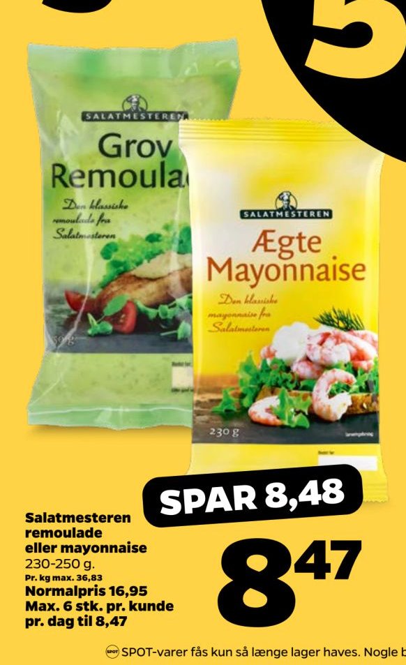 Salatmesteren remoulade eller mayonnaise 230-250 g – Netto