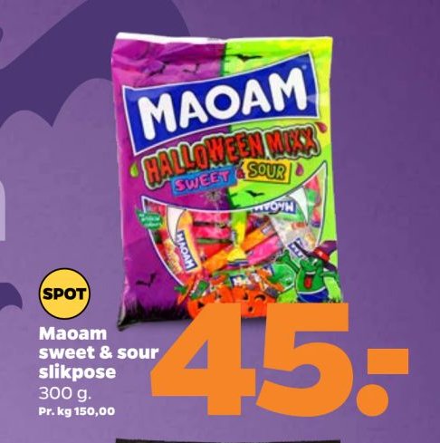 Maoam sweet & sour slikpose 300 g. – Netto