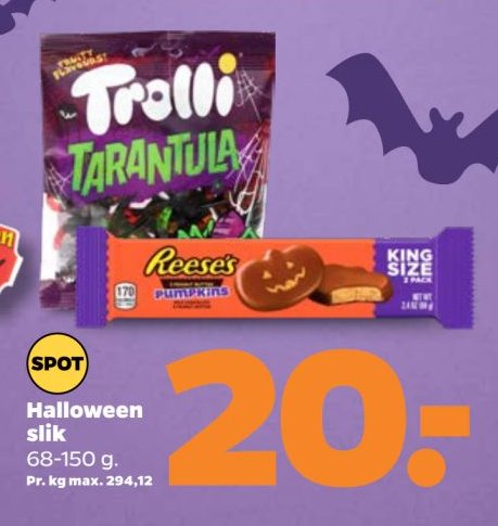 Halloween slik 68-150 g. – Netto