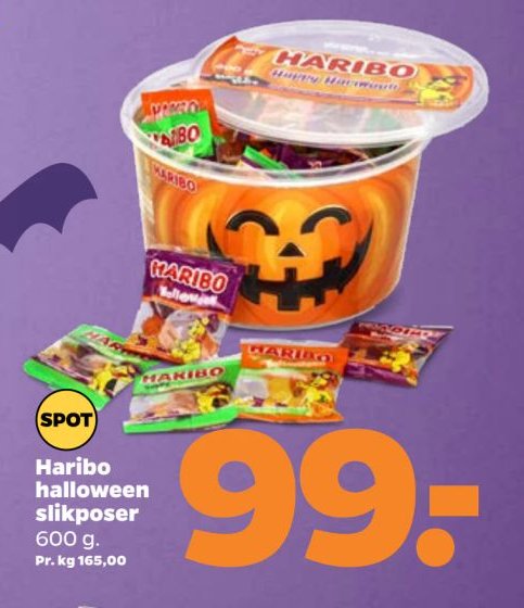 Haribo halloween slikposer 600 g. – Netto