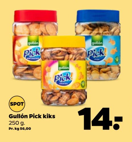 Gullón Pick kiks 250 g. – Netto