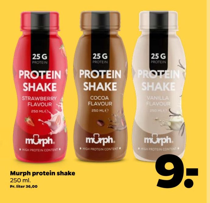 Murph protein shake 250 ml – Netto