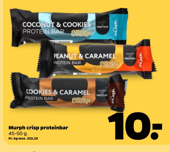 Murph crisp proteinbar 45-50 g – Netto