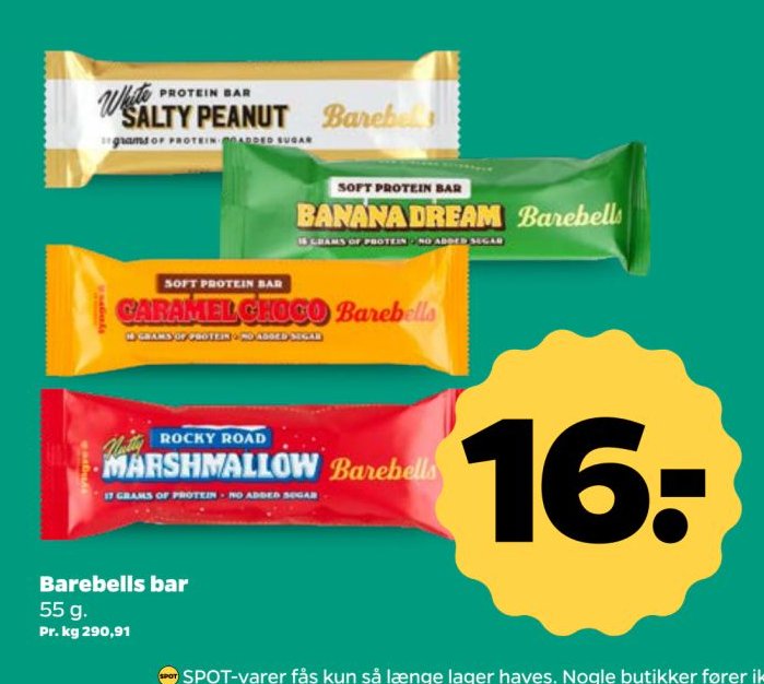 Barebells bar 55 g – Netto