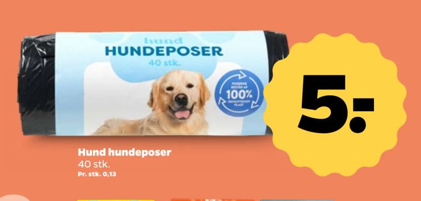 Hund hundeposer 40 stk. – Netto