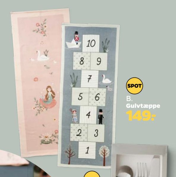 B. Gulvtæppe – Netto