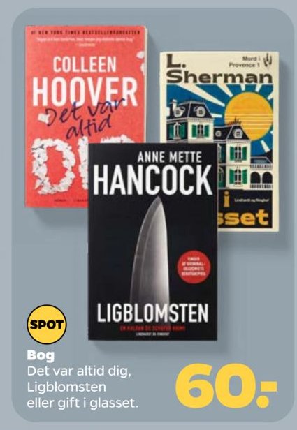 Bog Det var altid dig, Ligblomsten eller gift i glasset. – Netto