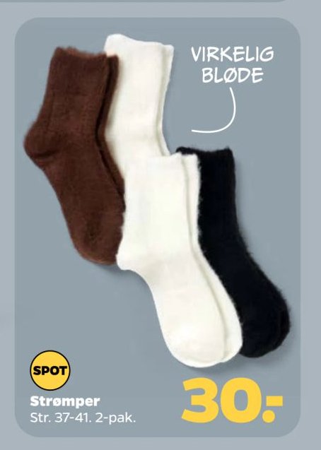 Strømper Str. 37-41. 2-pak. – Netto