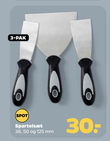Spartelsæt 38, 50 og 125 mm – Netto