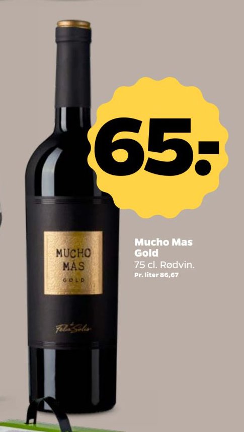 Mucho Mas 75 cl. Rødvin. – Netto