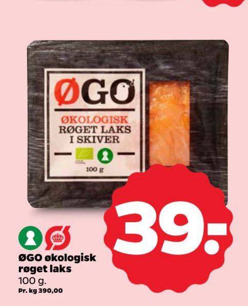 ØGO økologisk røget laks – Netto