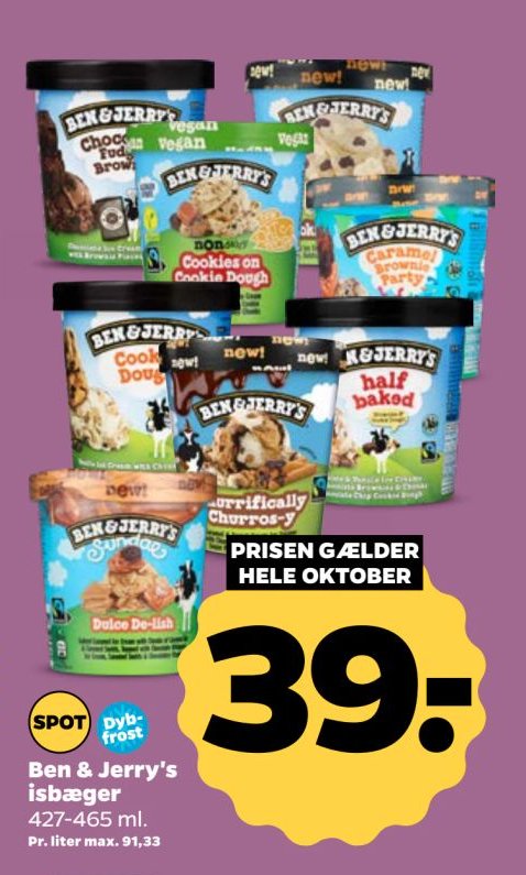 Ben & Jerry's isbæger – Netto