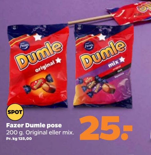 Fazer Dumle pose – Netto