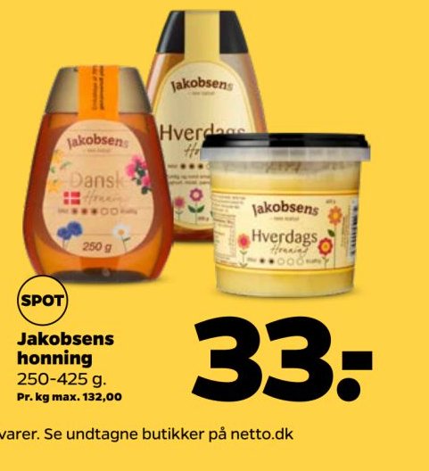 Jakobsens honning – Netto