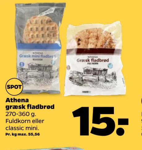 Athena græsk fladbrød – Netto