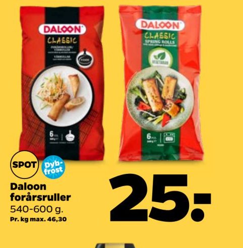 Daloon forårsruller – Netto