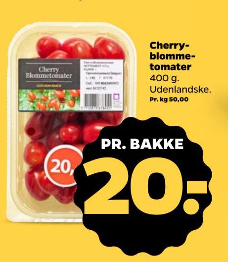 Cherryblommetomater – Netto