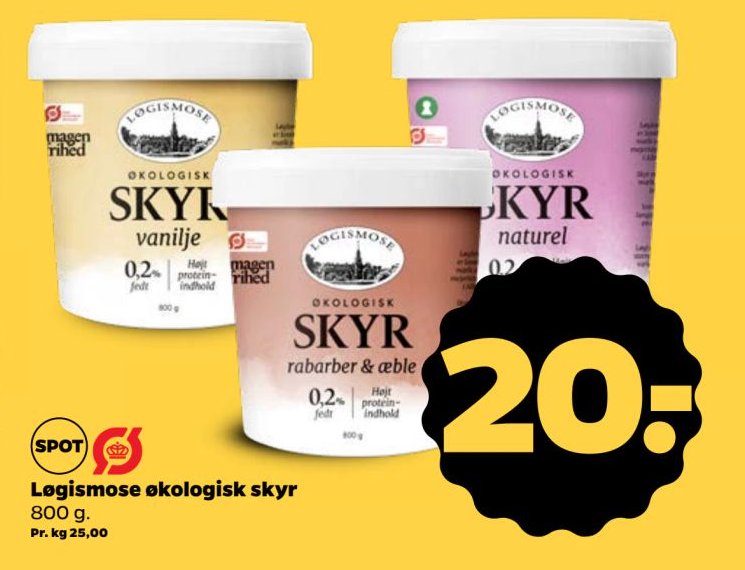 Løgismose økologisk skyr – Netto