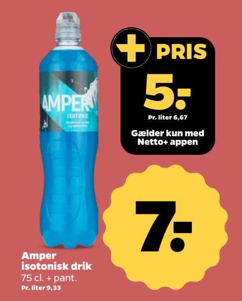 Amper isotonisk drik – Netto