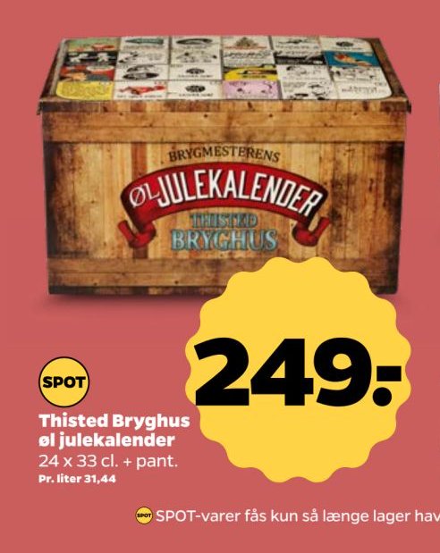 Thisted Bryghus øl julekalender – Netto
