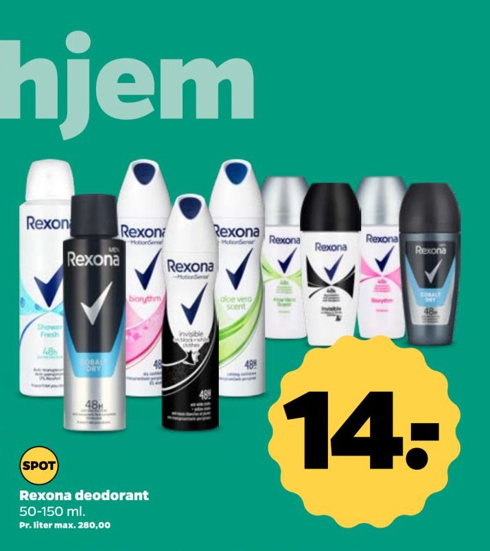 Rexona deodorant – Netto