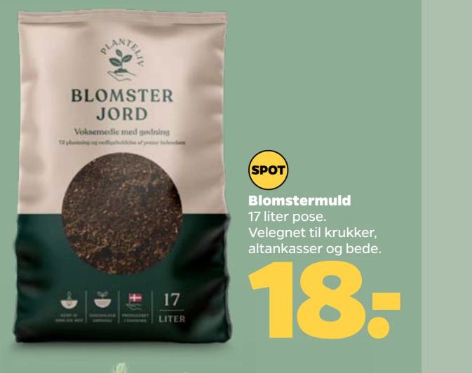 Blomstermuld – Netto