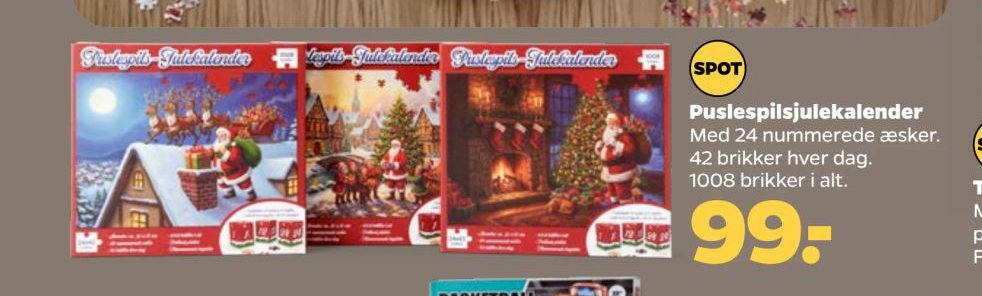 Puslespilsjulekalender – Netto