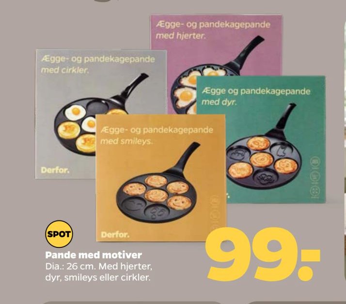 Pande med motiver – Netto