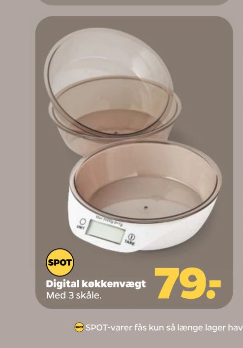 Digital køkkenvægt – Netto