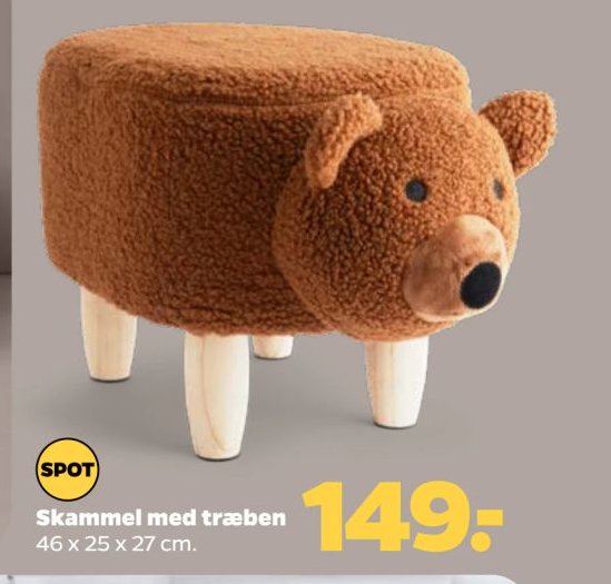 Skammel med træben – Netto