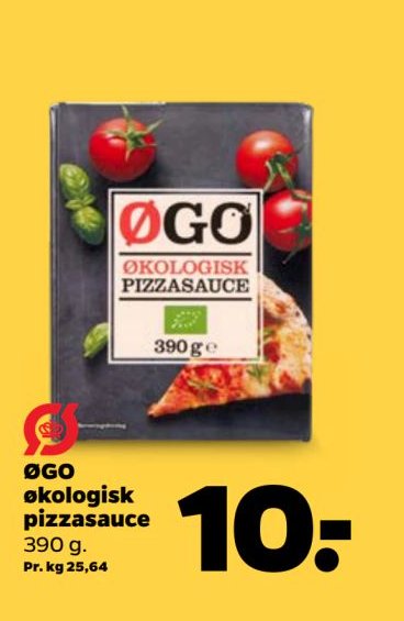 ØGO økologisk pizzasauce – Netto