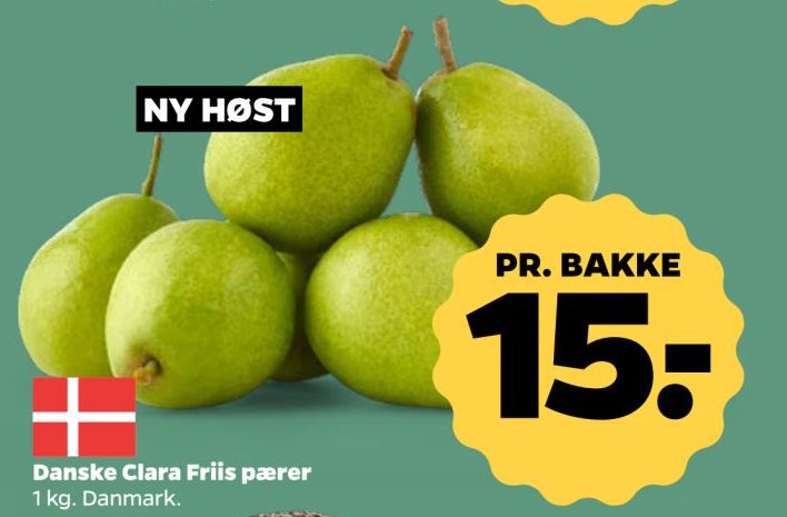 Danske Clara Friis pærer – Netto