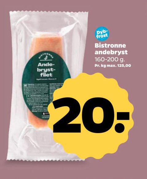 Bistronne andebryst – Netto