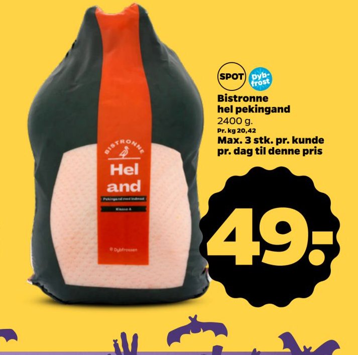 Bistronne hel pekingand – Netto