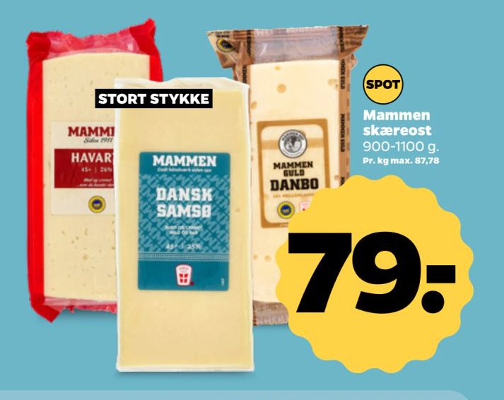 Mammen skæreost – Netto