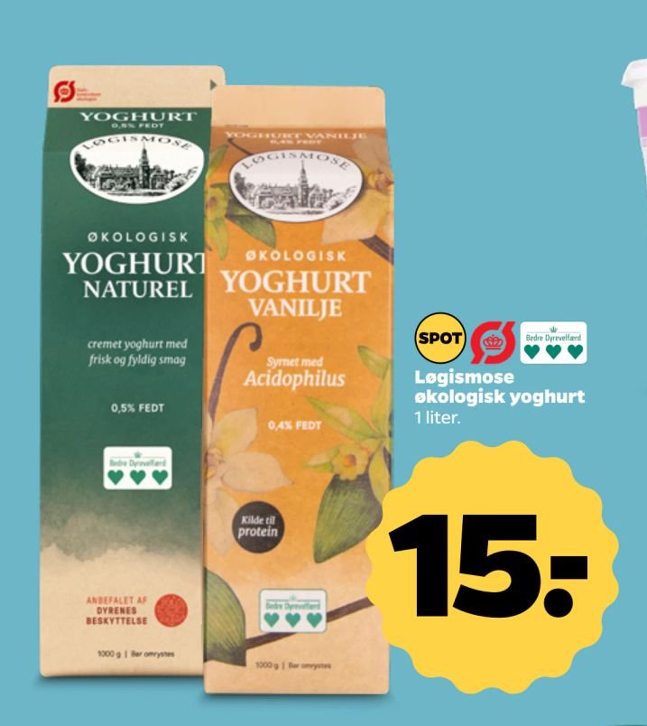 Løgismose økologisk yoghurt – Netto