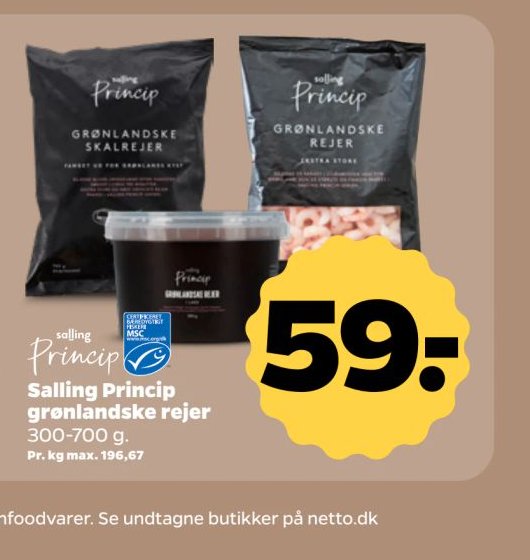 Salling Princip grønlandske rejer – Netto