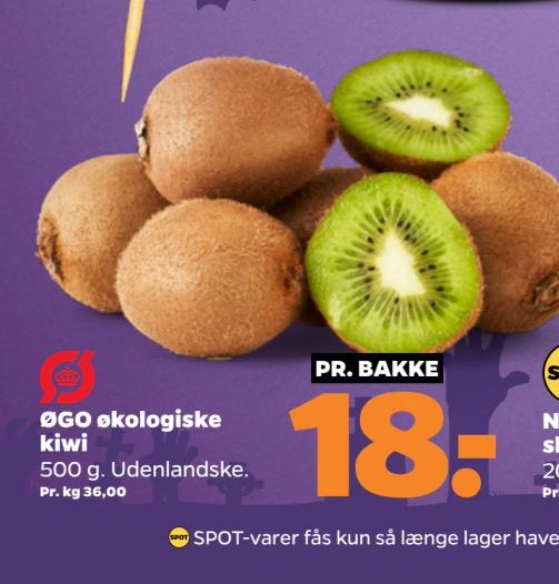 ØGO økologiske kiwi – Netto