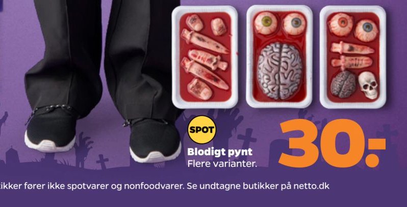 Blodigt pynt – Netto